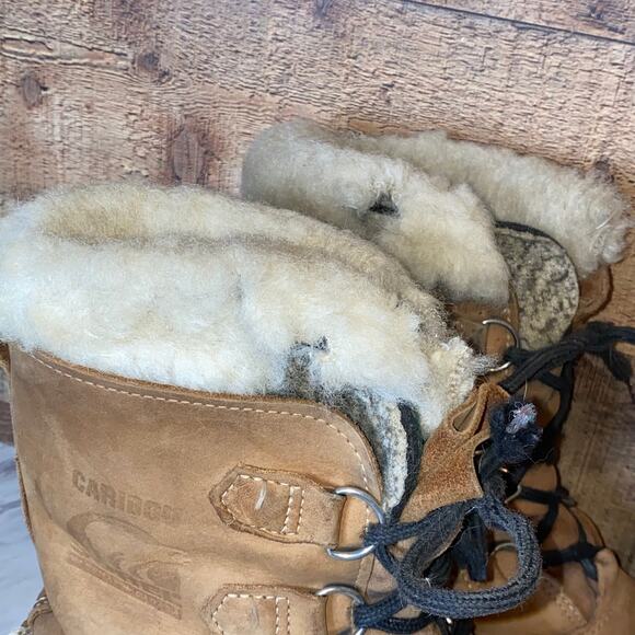 Sorel Caribou Leather Snow Boots Size 9 main image 15